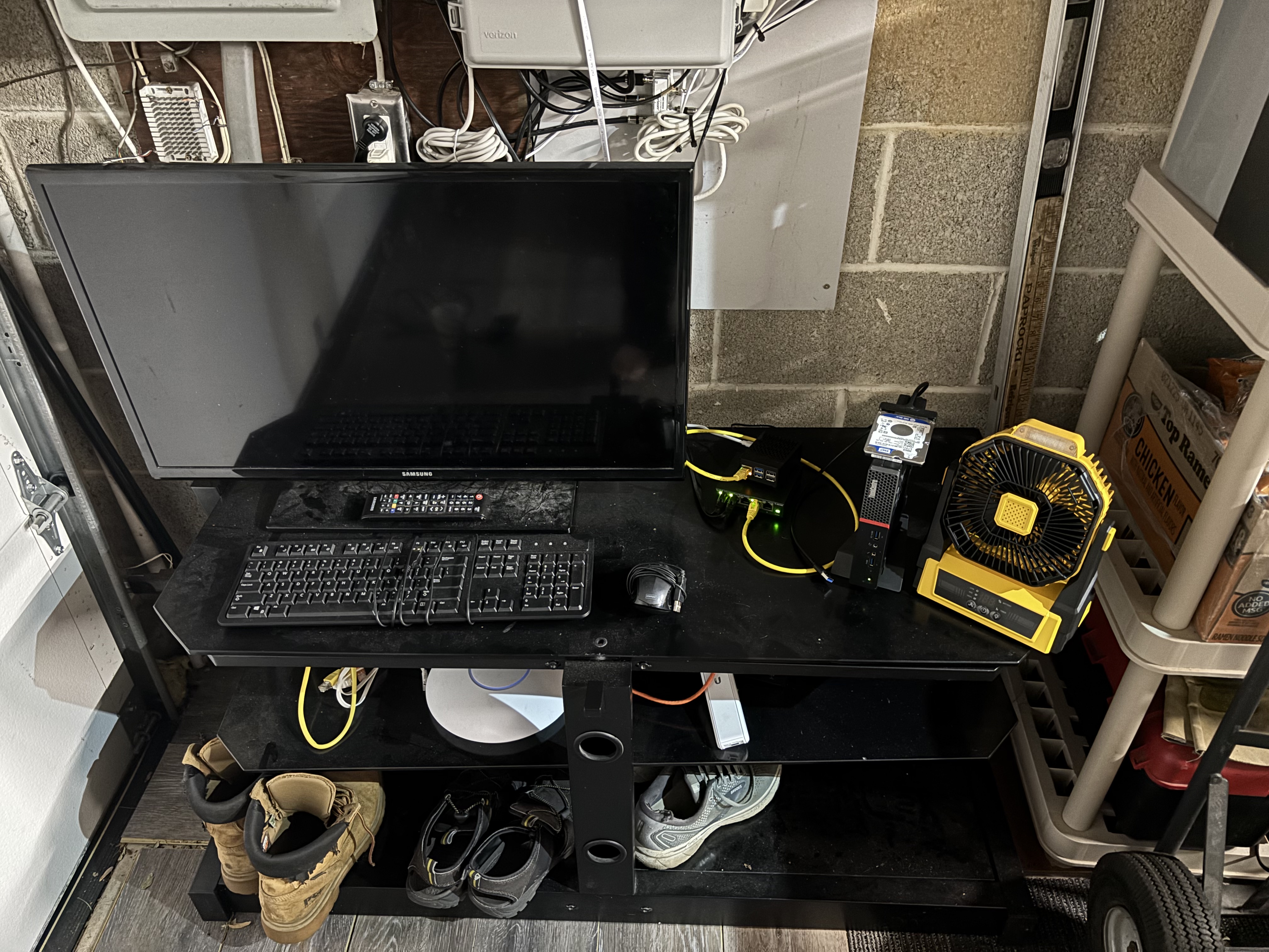Early homelab setup