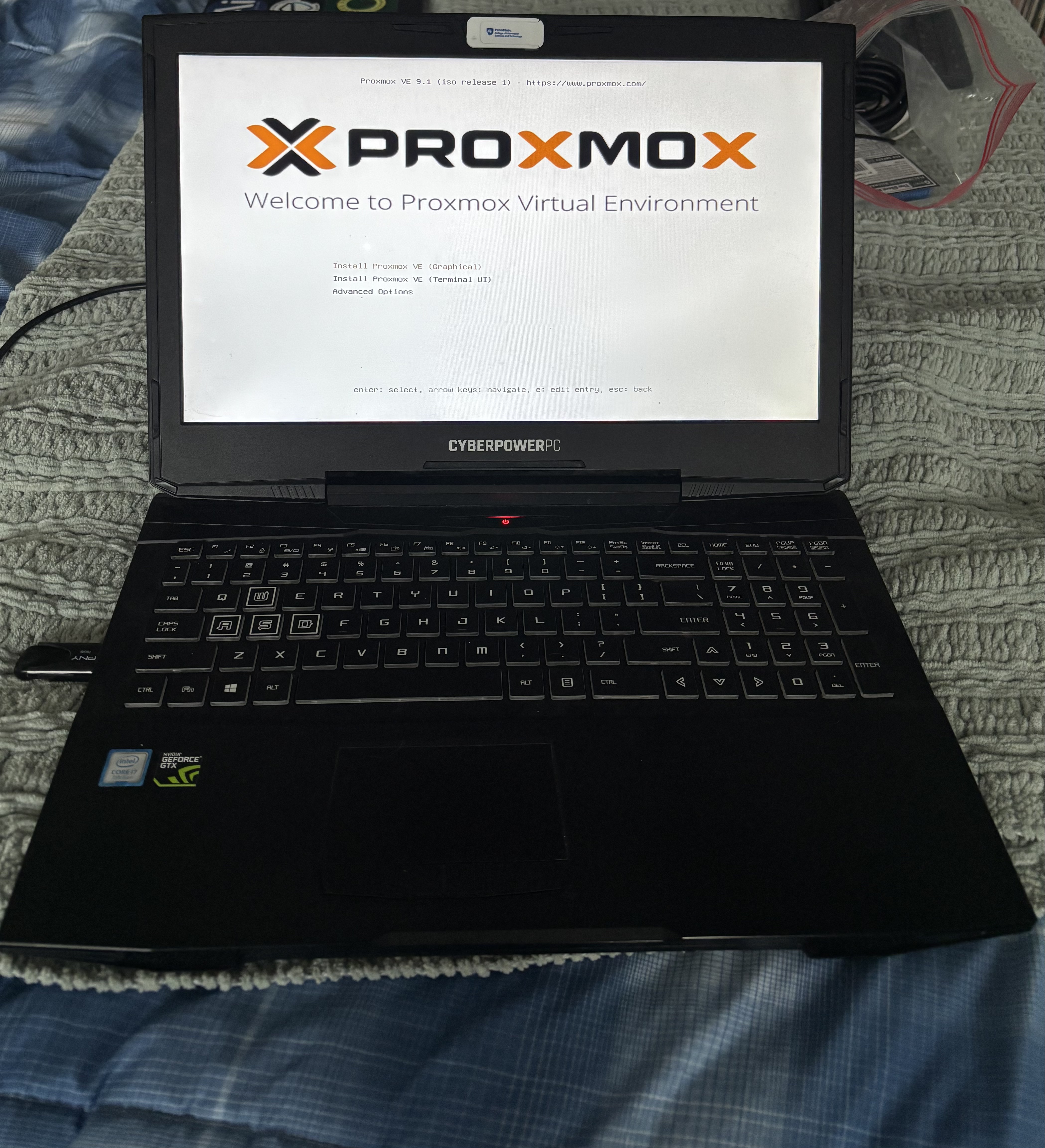 Proxmox server setup
