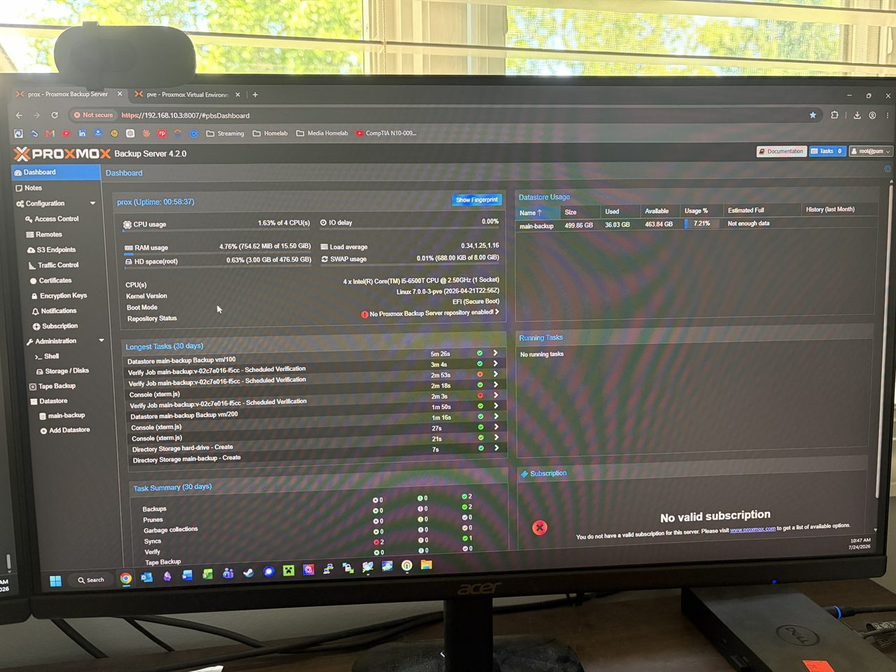 Proxmox Backup Server