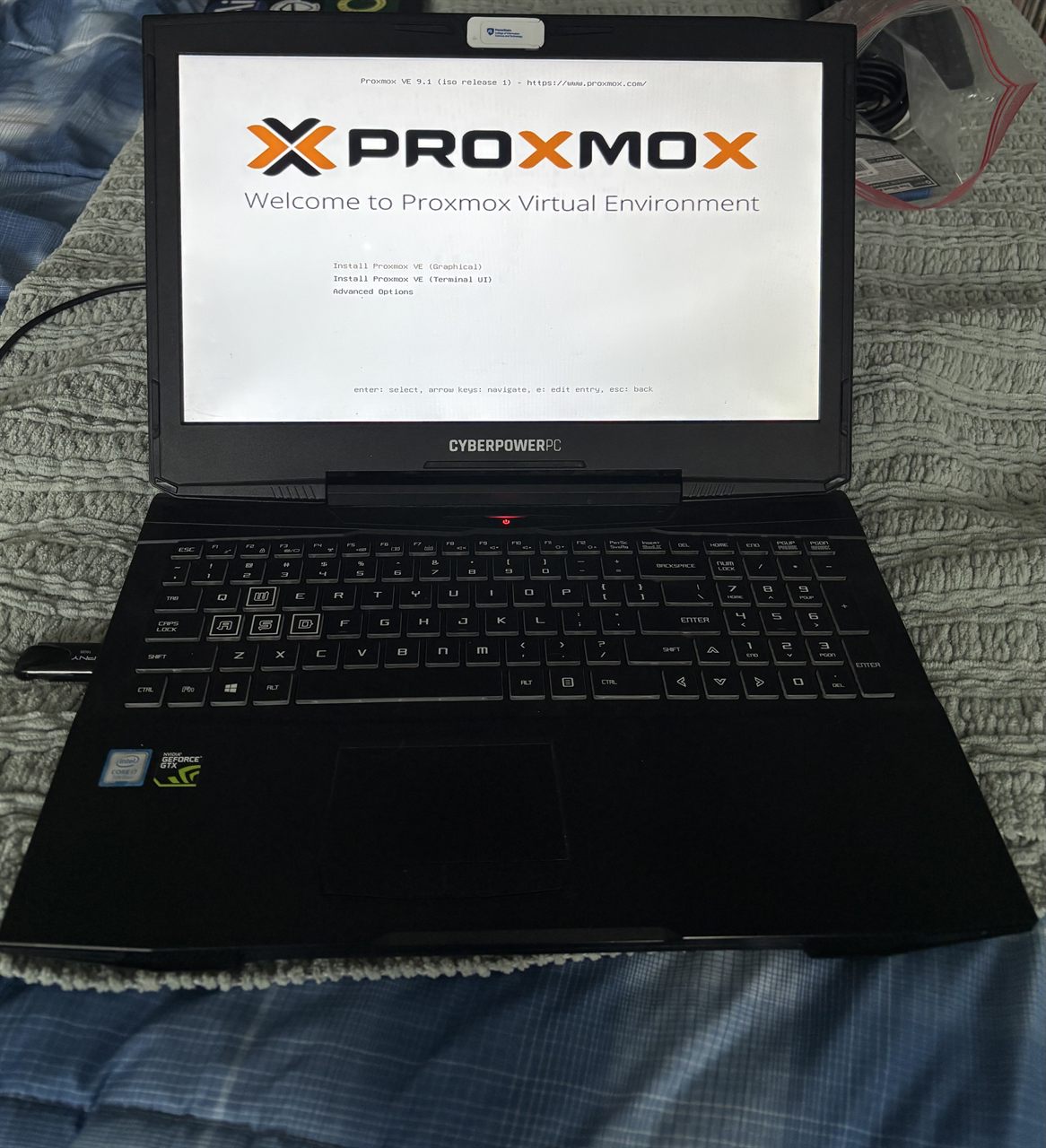 Proxmox server setup